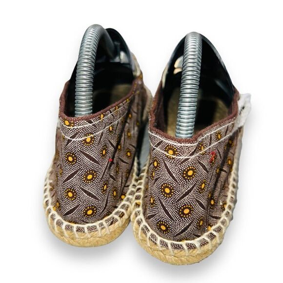 Cotheeka Natural Fiber Jute and Canvas Espadrilles Flats Brown Women's 8 - Picture 5 of 11